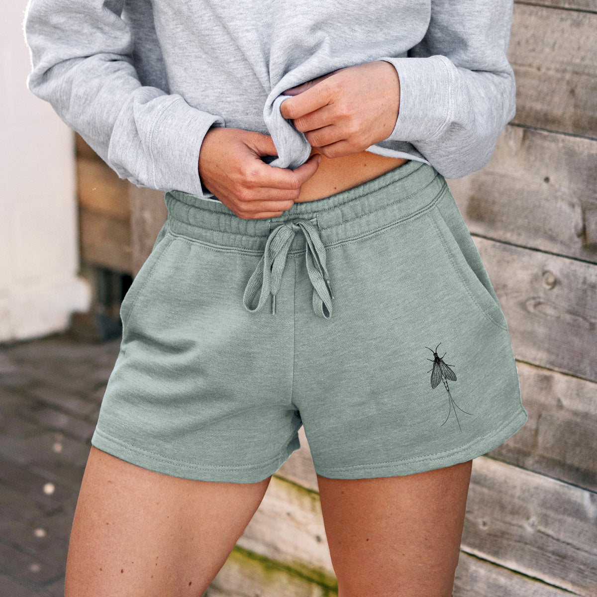 Ephemera Danica - Mayfly - Women&#39;s Cali Wave Shorts