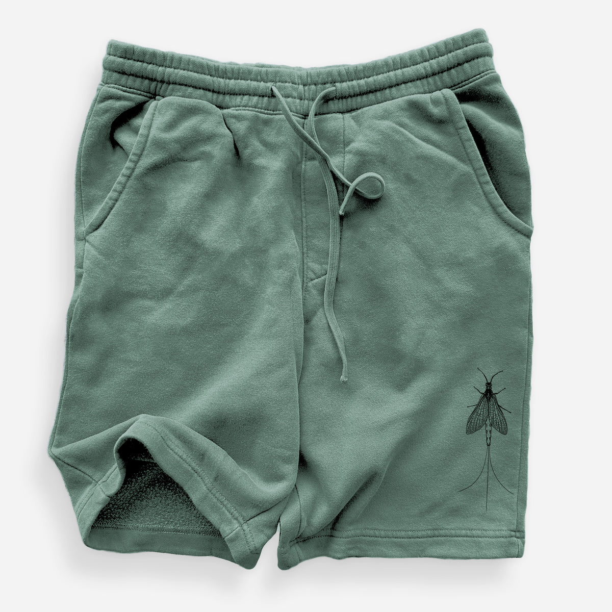 Ephemera Danica - Mayfly - Unisex Pigment Dyed Shorts