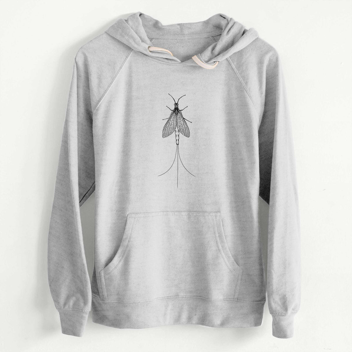 CLEARANCE - Ephemera Danica - Mayfly  - Unisex Slim Fit Loopback Terry Hoodie