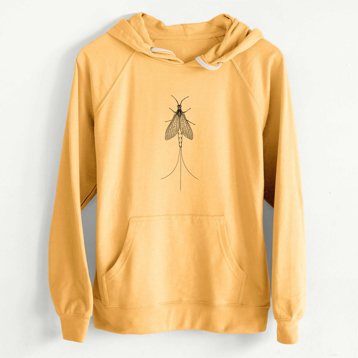 CLEARANCE - Ephemera Danica - Mayfly  - Unisex Slim Fit Loopback Terry Hoodie