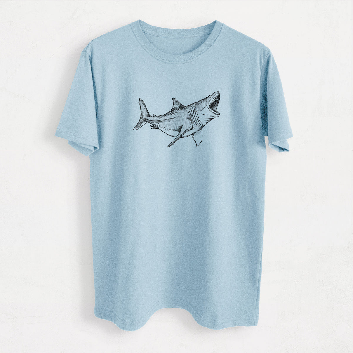 Megalodon - Otodus Megalodon - Heavyweight Men&#39;s 100% Organic Cotton Tee