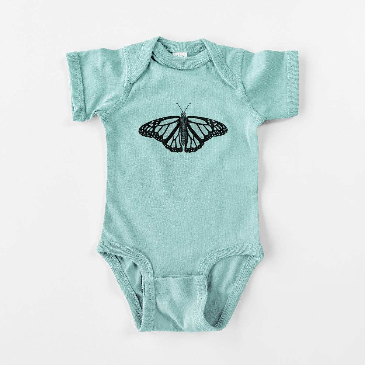 Danaus plexippus - Monarch Butterfly - Baby Fine Jersey Bodysuit