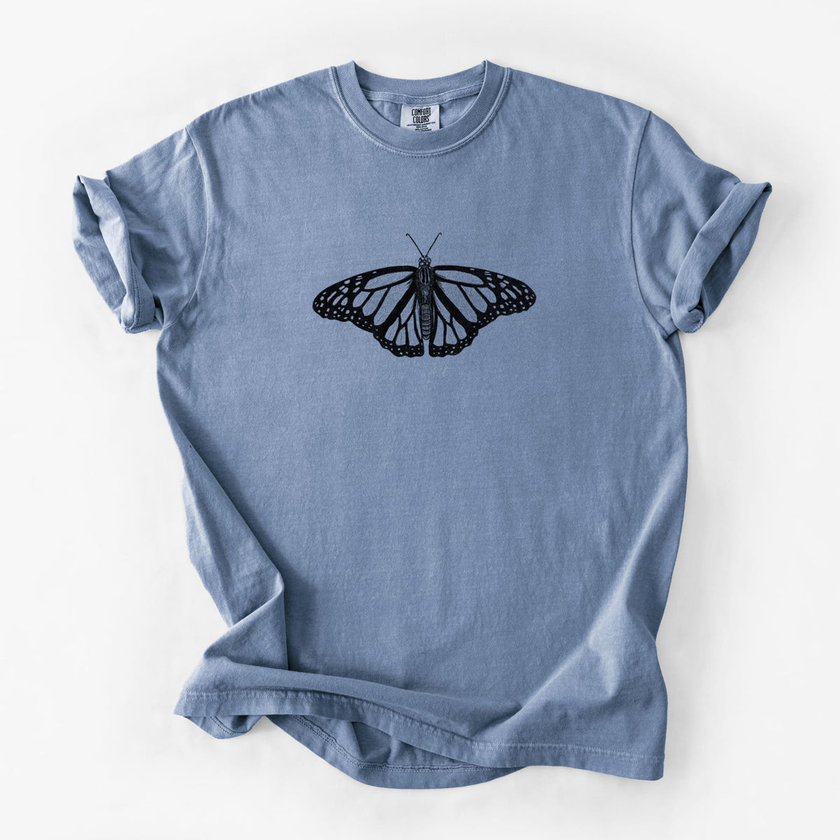 Danaus plexippus - Monarch Butterfly - Unisex Comfort Colors Garment-Dyed Heavyweight T-shirt