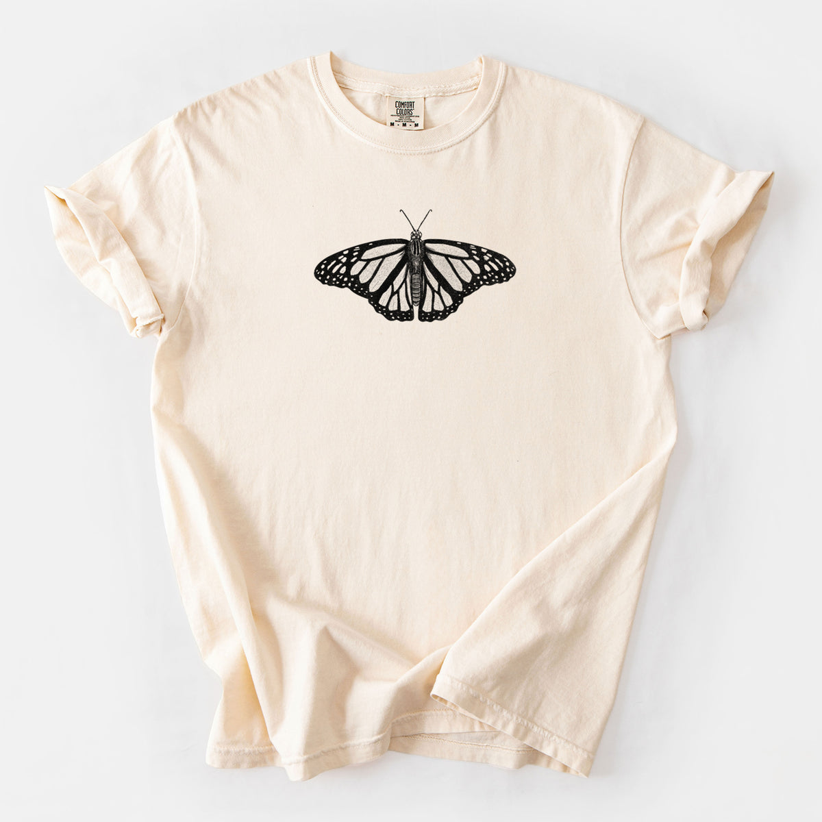 Danaus plexippus - Monarch Butterfly - Unisex Comfort Colors Garment-Dyed Heavyweight T-shirt
