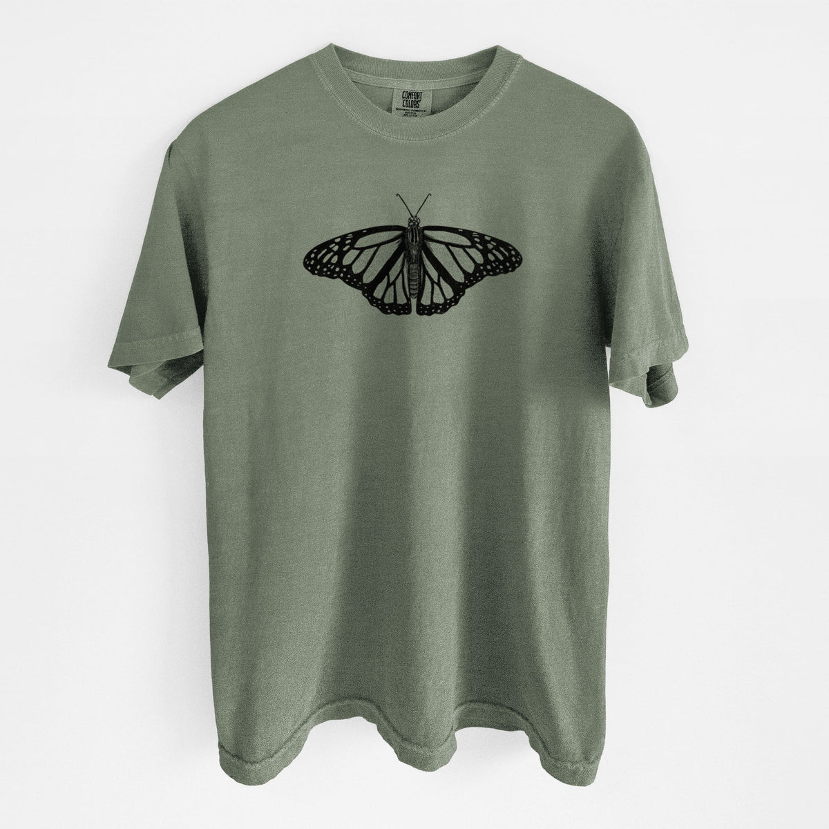 Danaus plexippus - Monarch Butterfly - Unisex Comfort Colors Garment-Dyed Heavyweight T-shirt