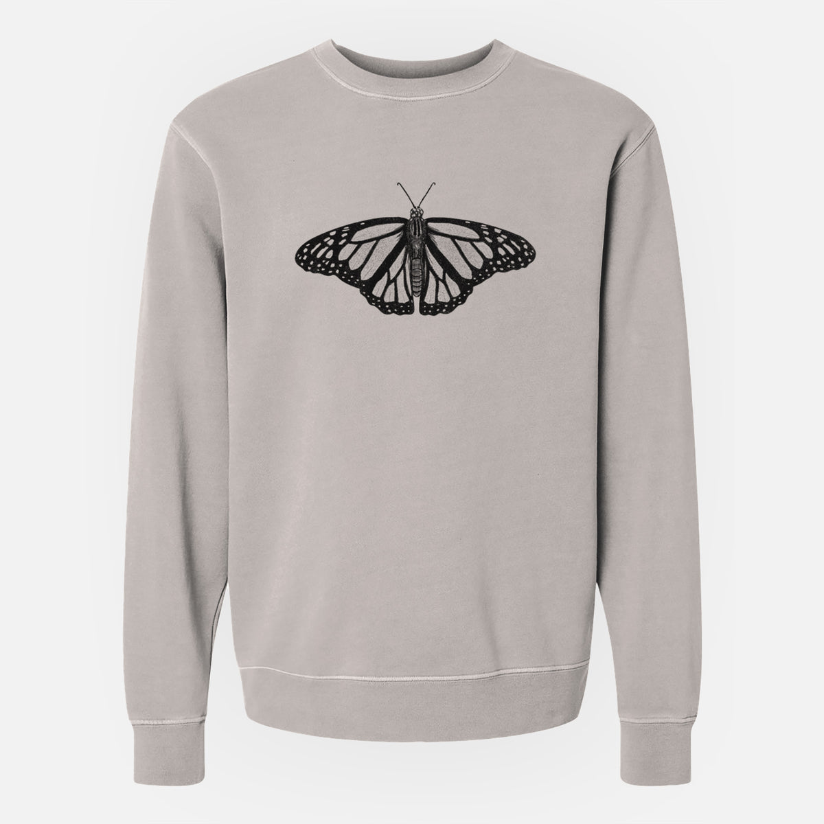 Danaus plexippus - Monarch Butterfly - Unisex Pigment Dyed Crew Sweatshirt