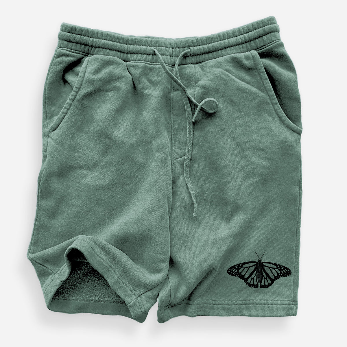 Danaus plexippus - Monarch Butterfly - Unisex Pigment Dyed Shorts