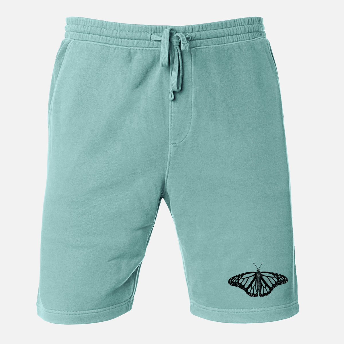 Danaus plexippus - Monarch Butterfly - Unisex Pigment Dyed Shorts