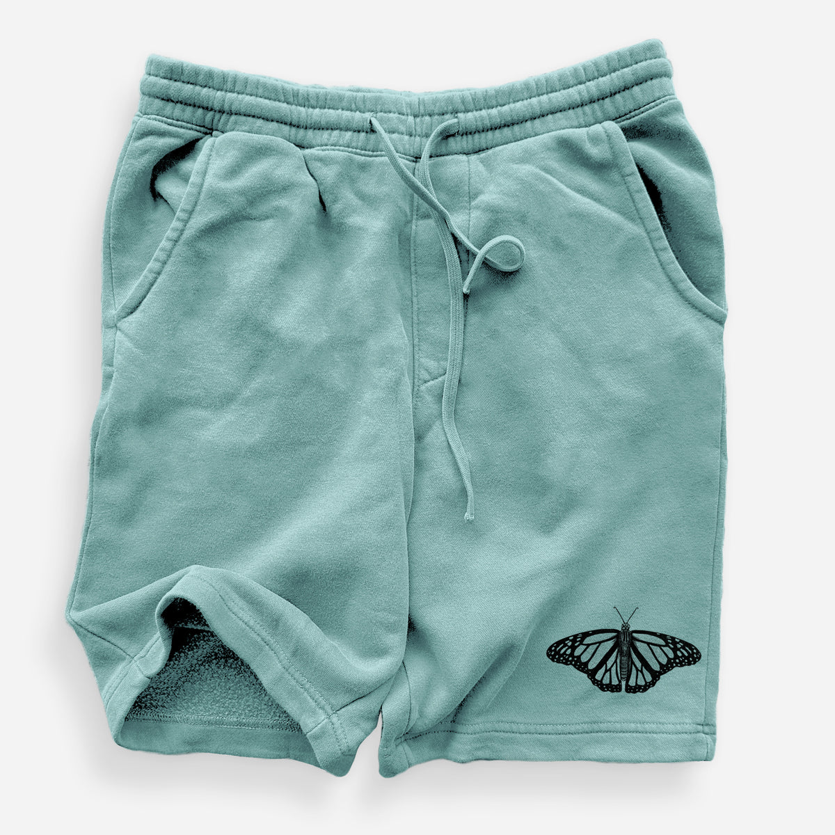 Danaus plexippus - Monarch Butterfly - Unisex Pigment Dyed Shorts