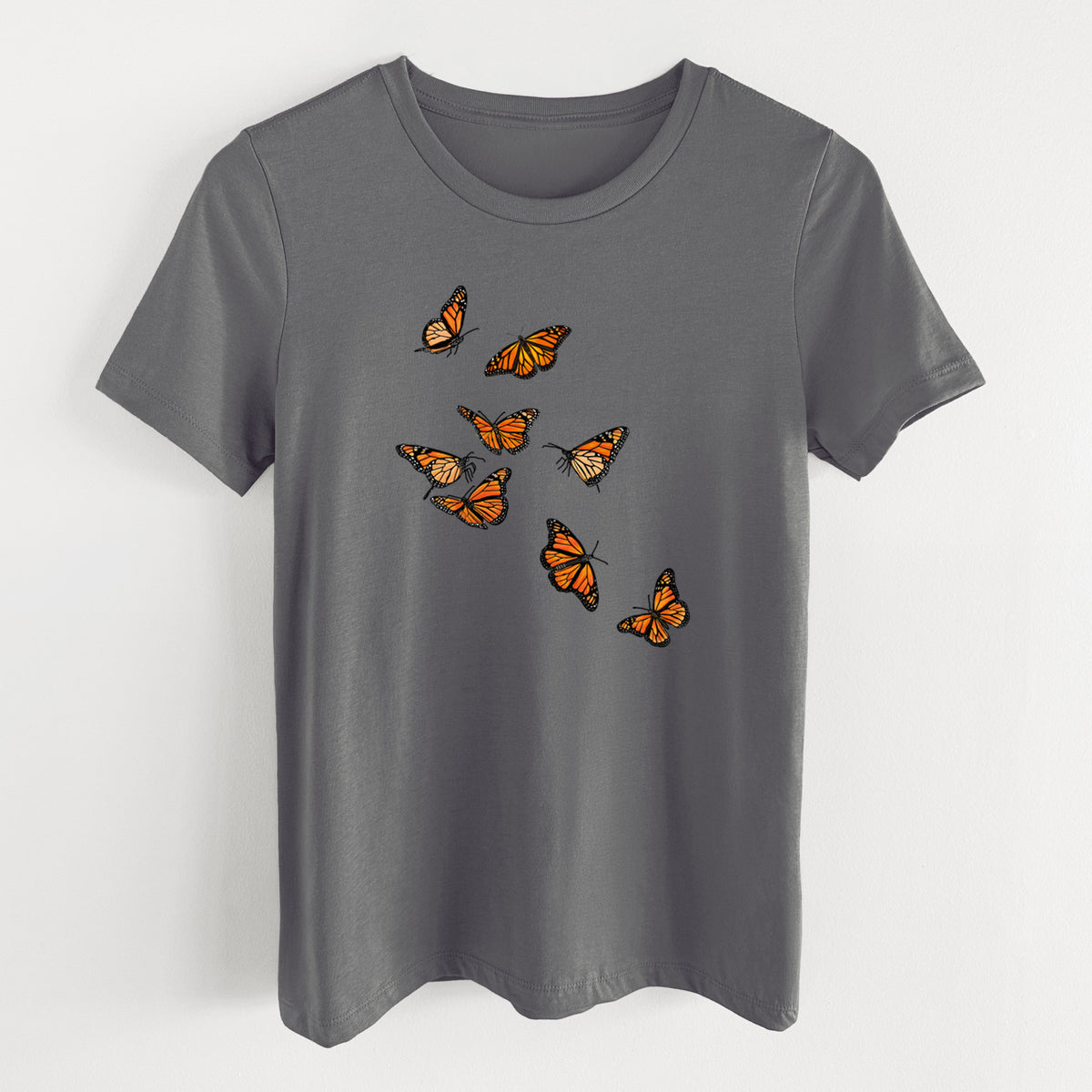 Monarch Migration - Women's Lightweight Relaxed Fit 100% Cotton Crewneck