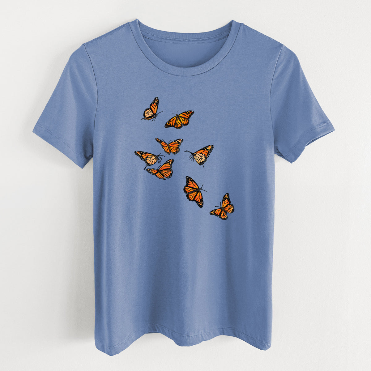 Monarch Migration - Women's Lightweight Relaxed Fit 100% Cotton Crewneck