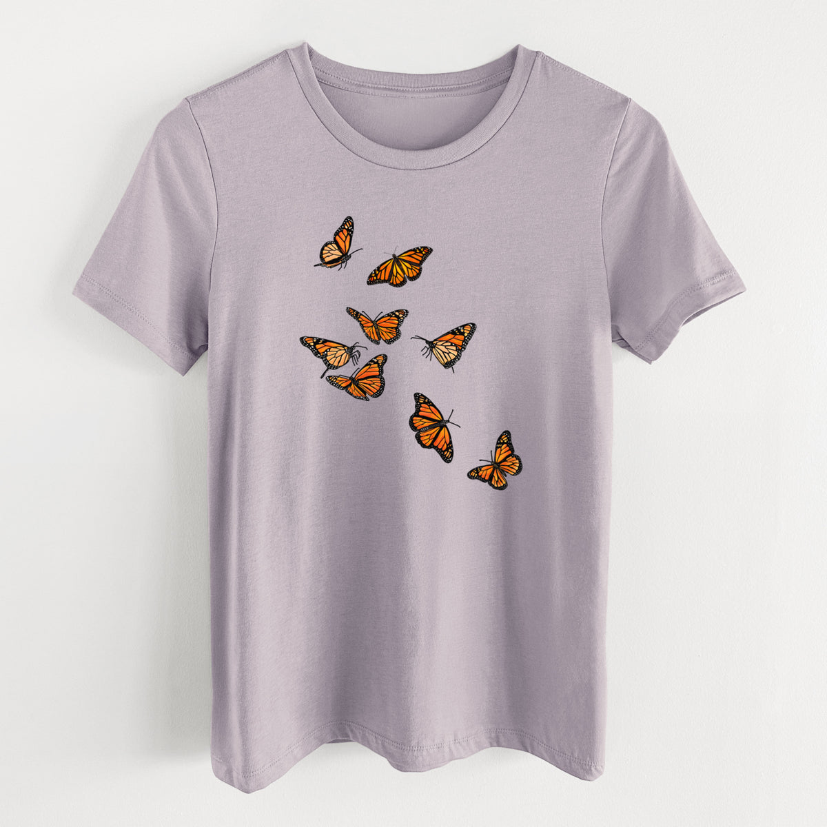 Monarch Migration - Women's Lightweight Relaxed Fit 100% Cotton Crewneck