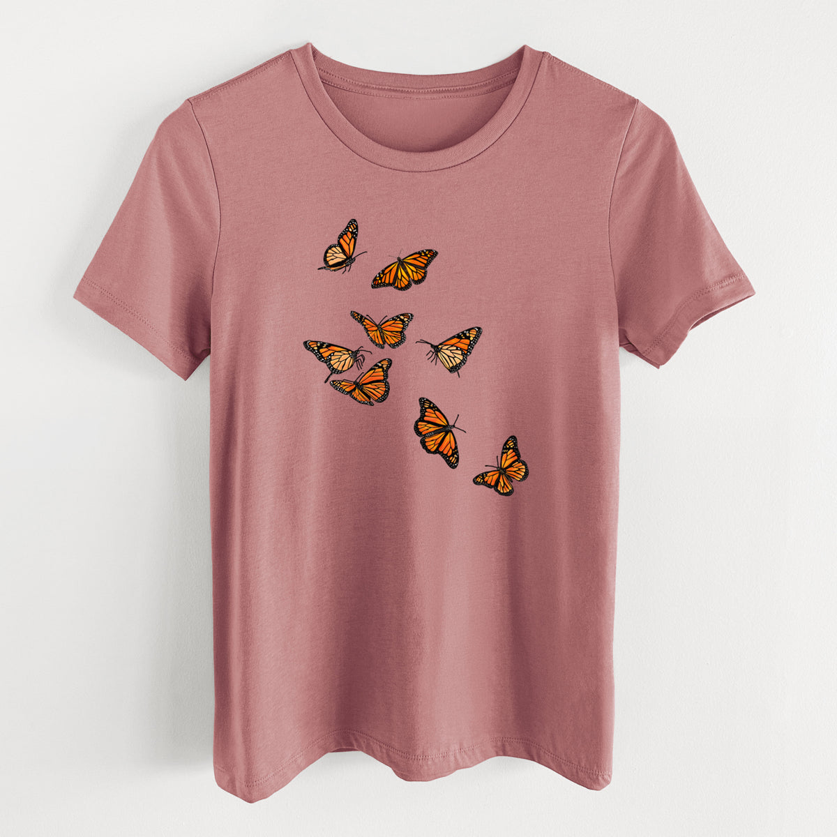Monarch Migration - Women's Lightweight Relaxed Fit 100% Cotton Crewneck
