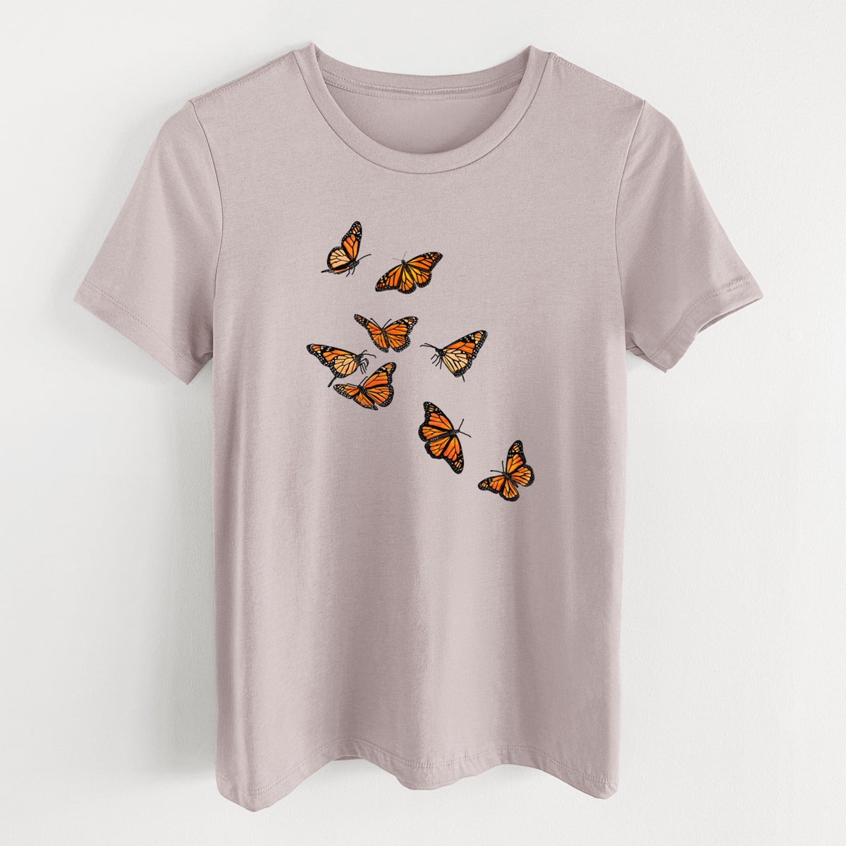 Monarch Migration - Women's Lightweight Relaxed Fit 100% Cotton Crewneck