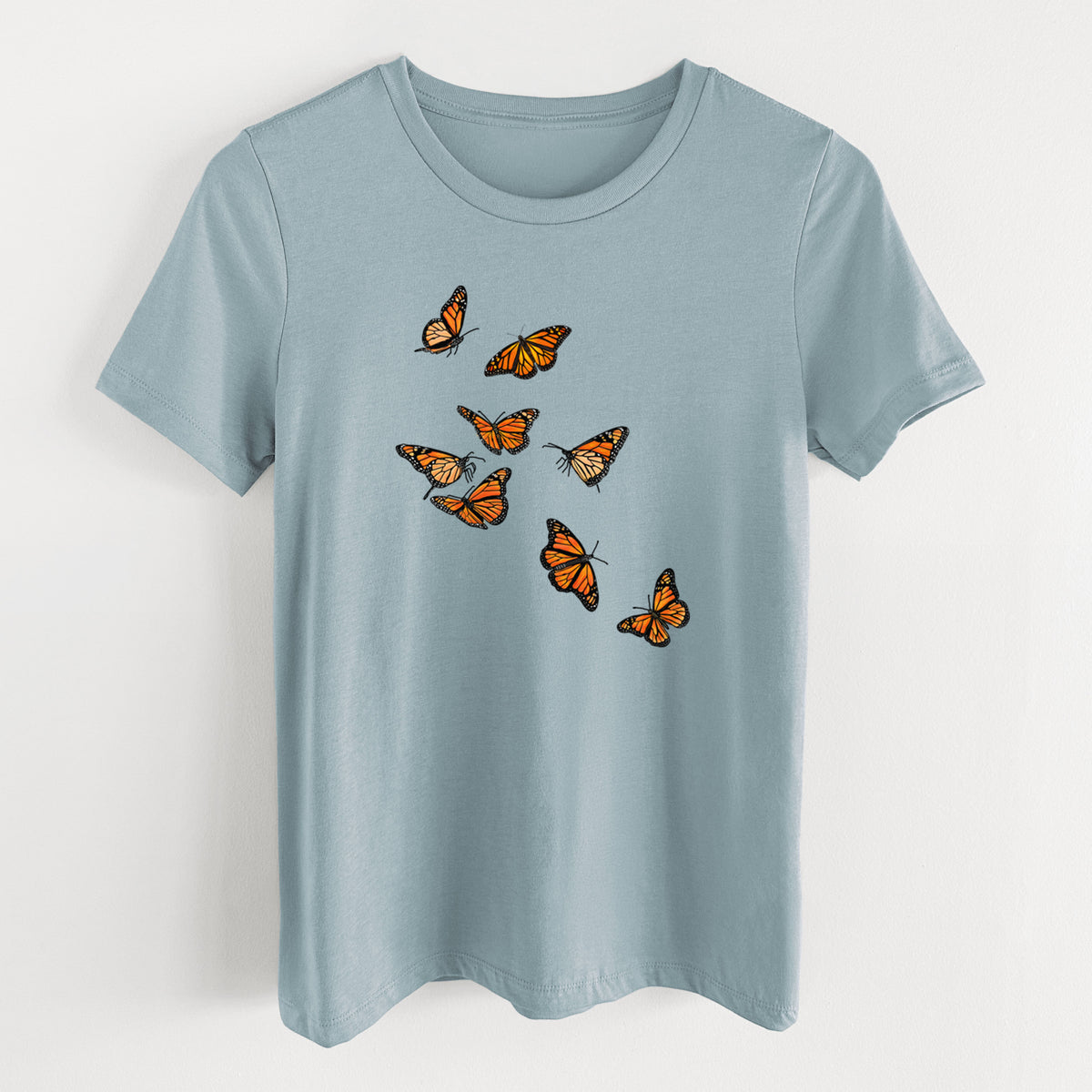 Monarch Migration - Women's Lightweight Relaxed Fit 100% Cotton Crewneck