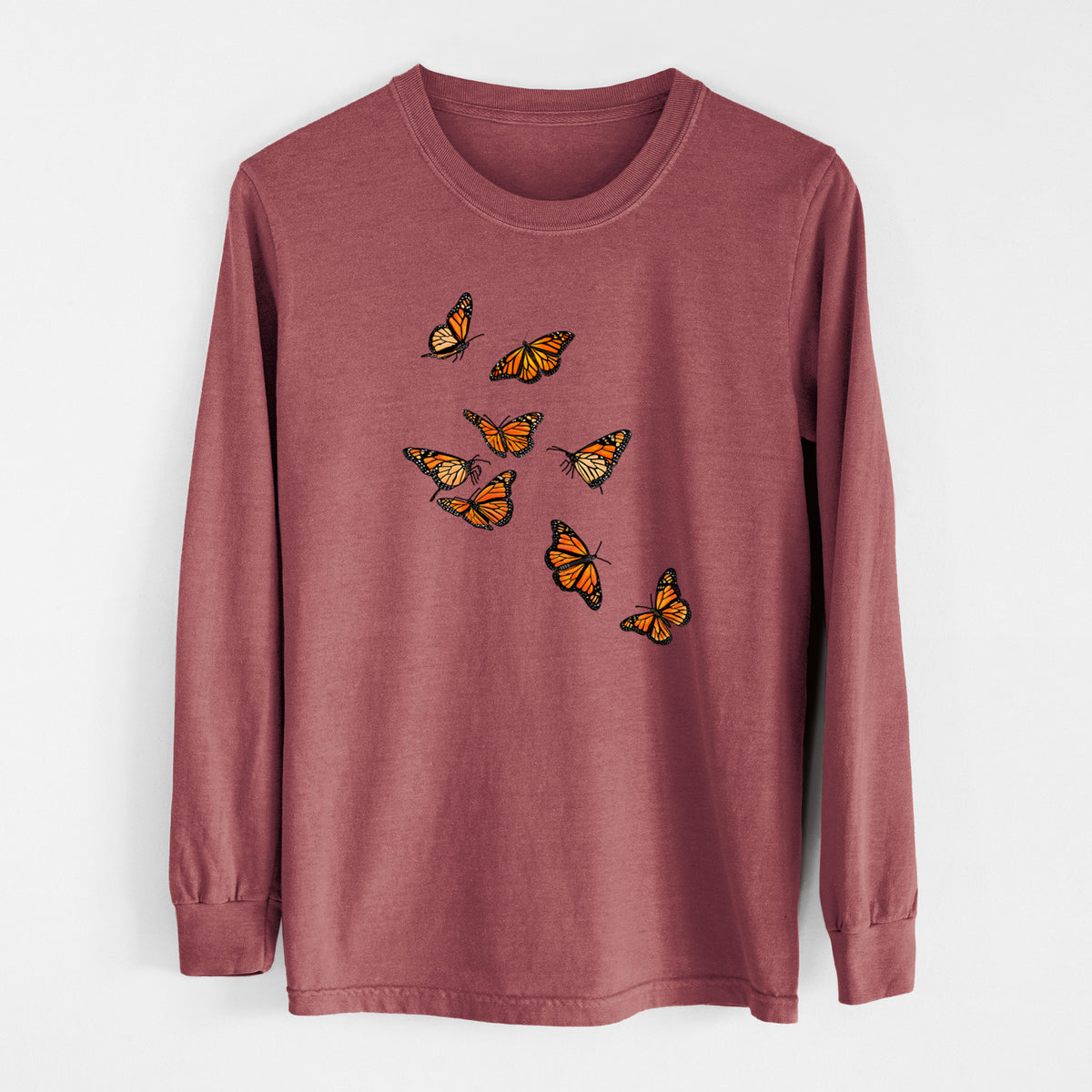 Monarch Migration - Unisex Comfort Colors 100% Cotton Long Sleeve