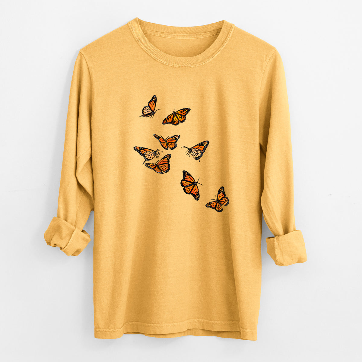 Monarch Migration - Unisex Comfort Colors 100% Cotton Long Sleeve