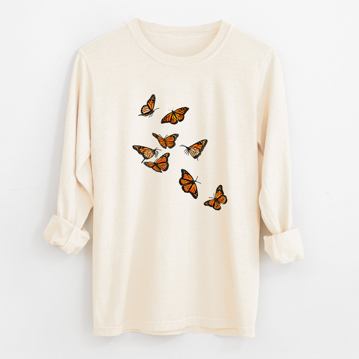 Monarch Migration - Unisex Comfort Colors 100% Cotton Long Sleeve