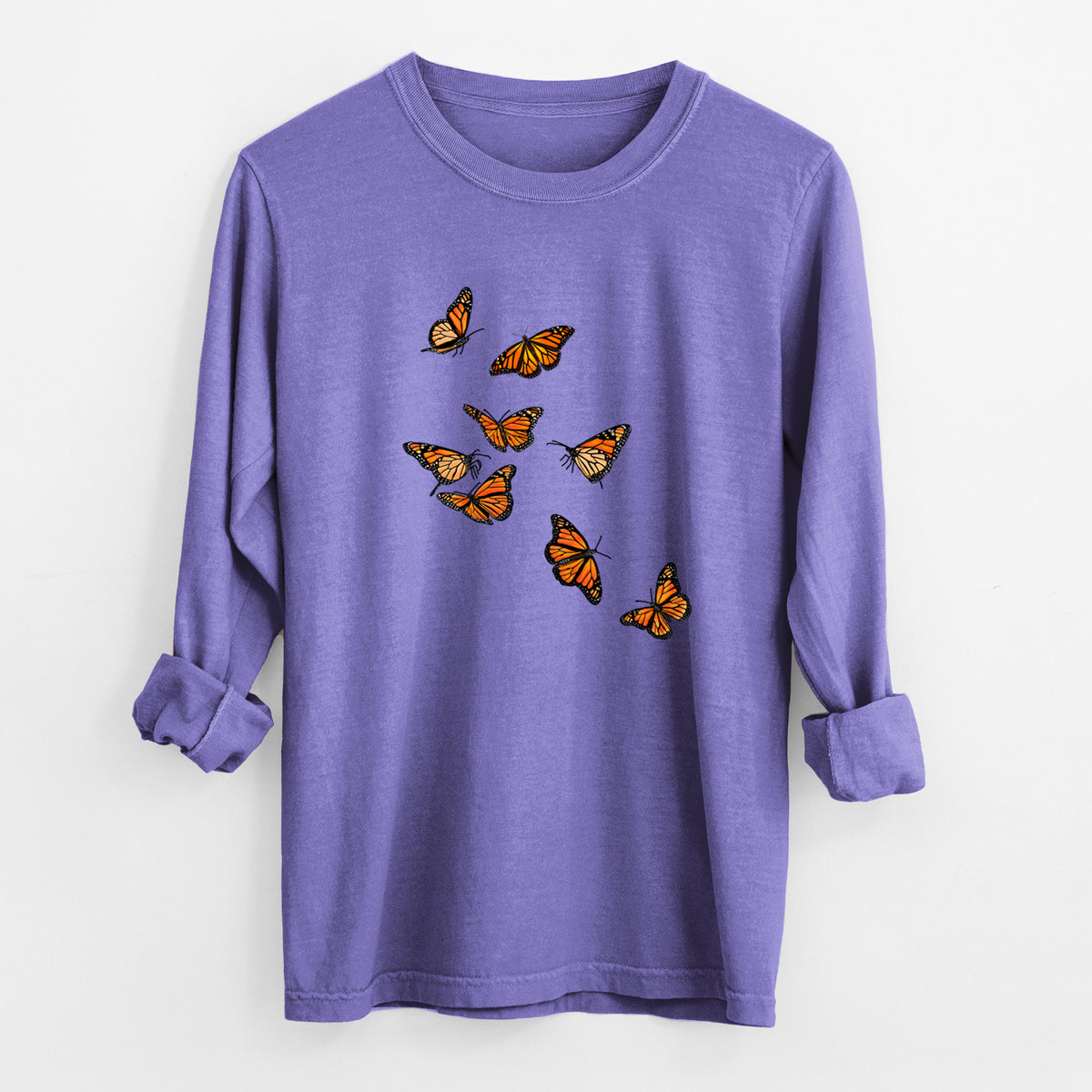 Monarch Migration - Unisex Comfort Colors 100% Cotton Long Sleeve