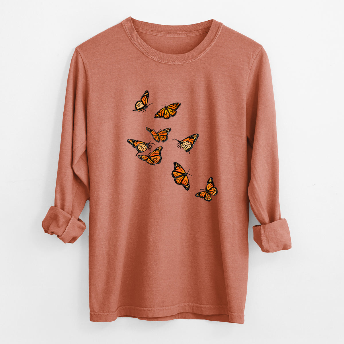 Monarch Migration - Unisex Comfort Colors 100% Cotton Long Sleeve