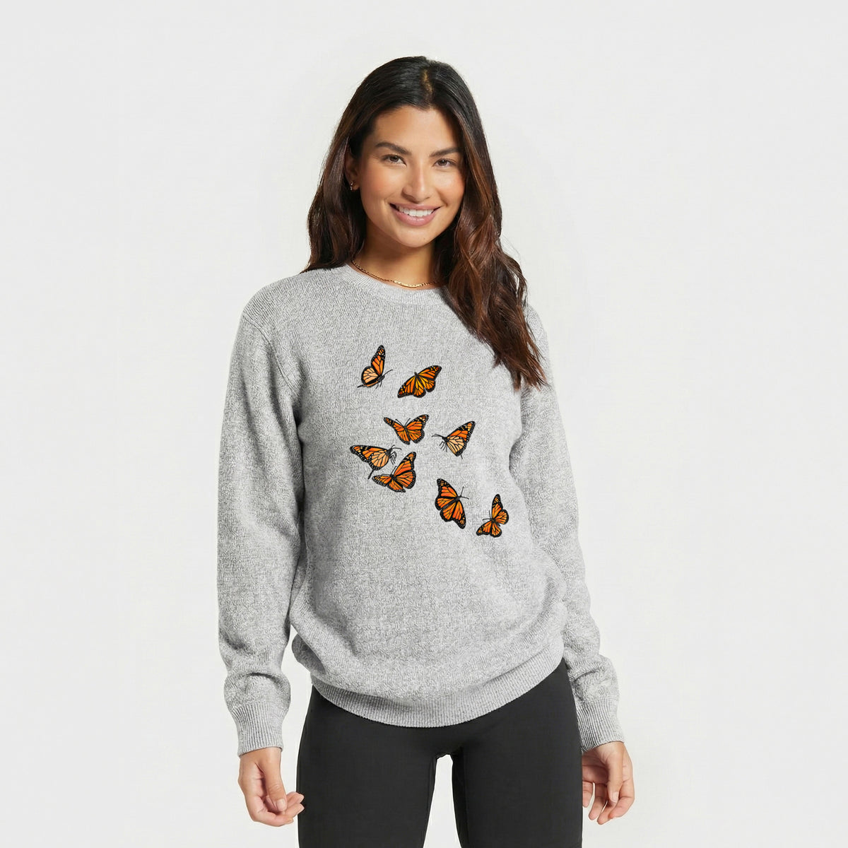 Monarch Migration - Knit Sweatshirt
