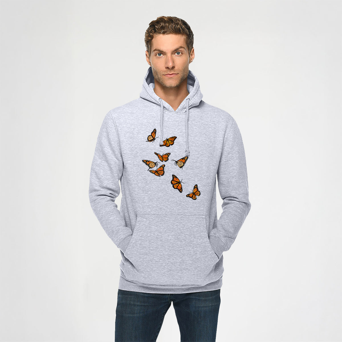 Monarch Migration - Heavyweight Fleece Hoodie