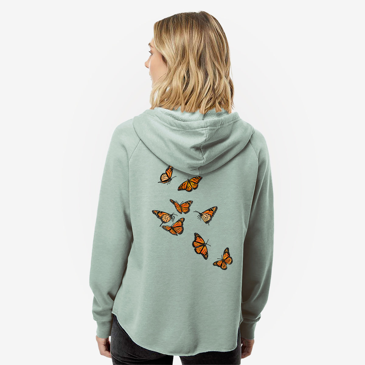 Monarch Migration - Women's Cali Wave Zip-Up Sweatshirt