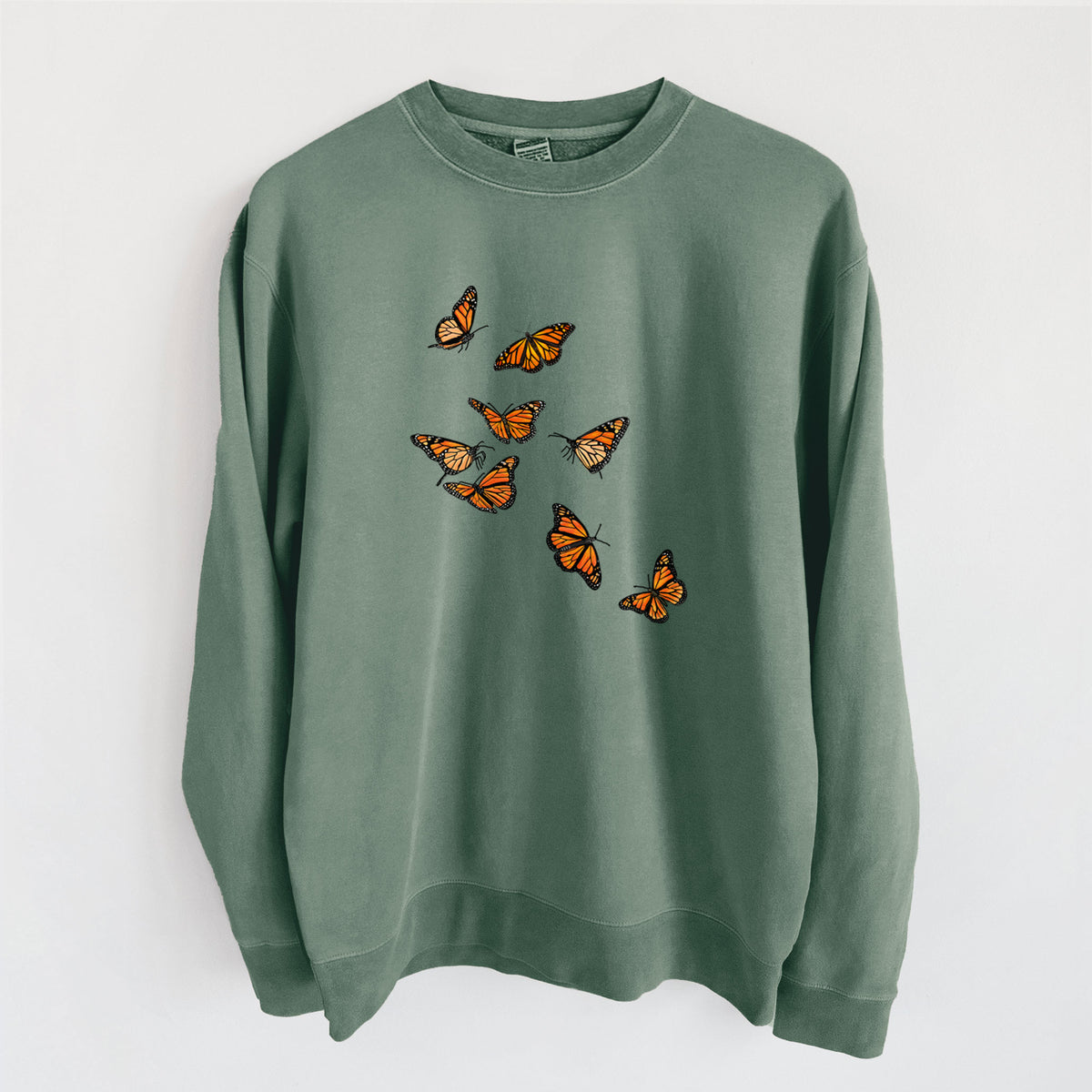Monarch Migration - Unisex Pigment Dyed Crew Sweatshirt