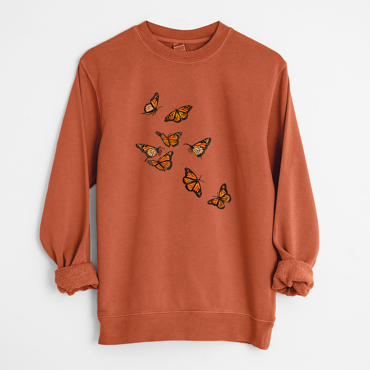Monarch Migration - Unisex Pigment Dyed Crew Sweatshirt