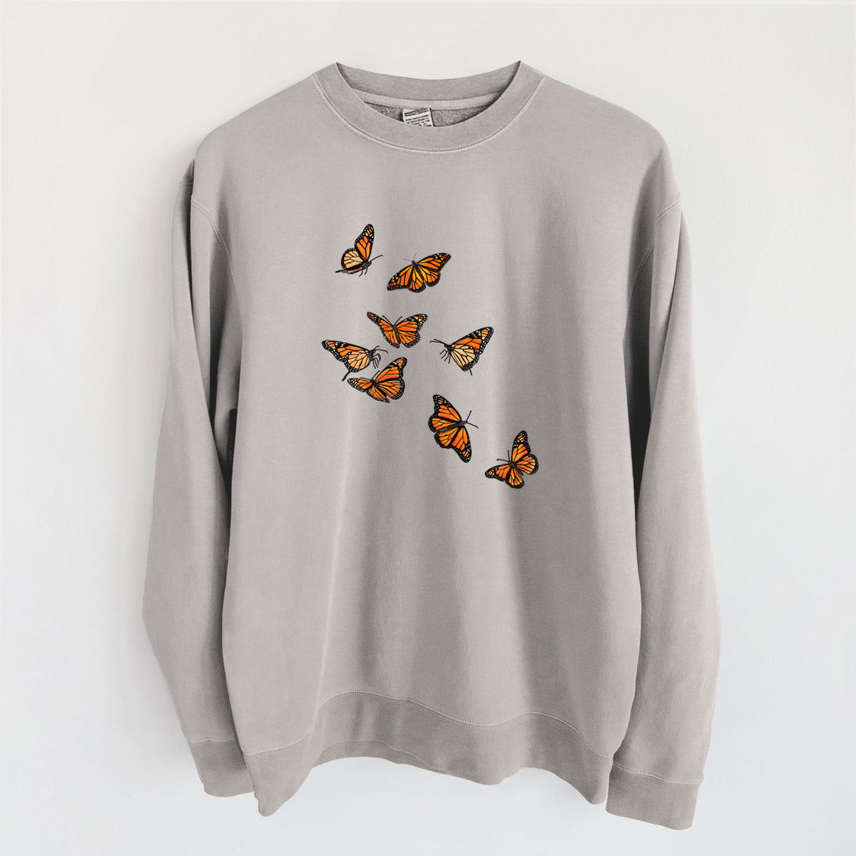 Monarch Migration - Unisex Pigment Dyed Crew Sweatshirt