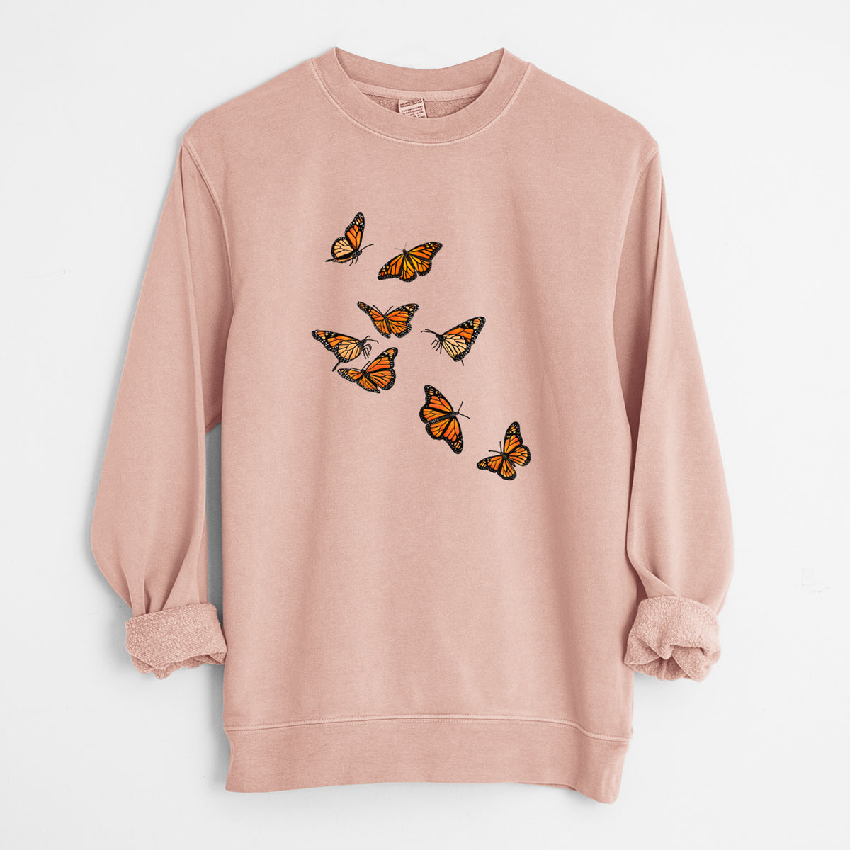 Monarch Migration - Unisex Pigment Dyed Crew Sweatshirt