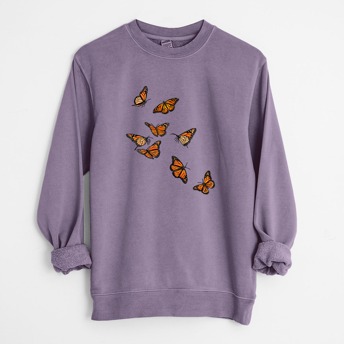 Monarch Migration - Unisex Pigment Dyed Crew Sweatshirt