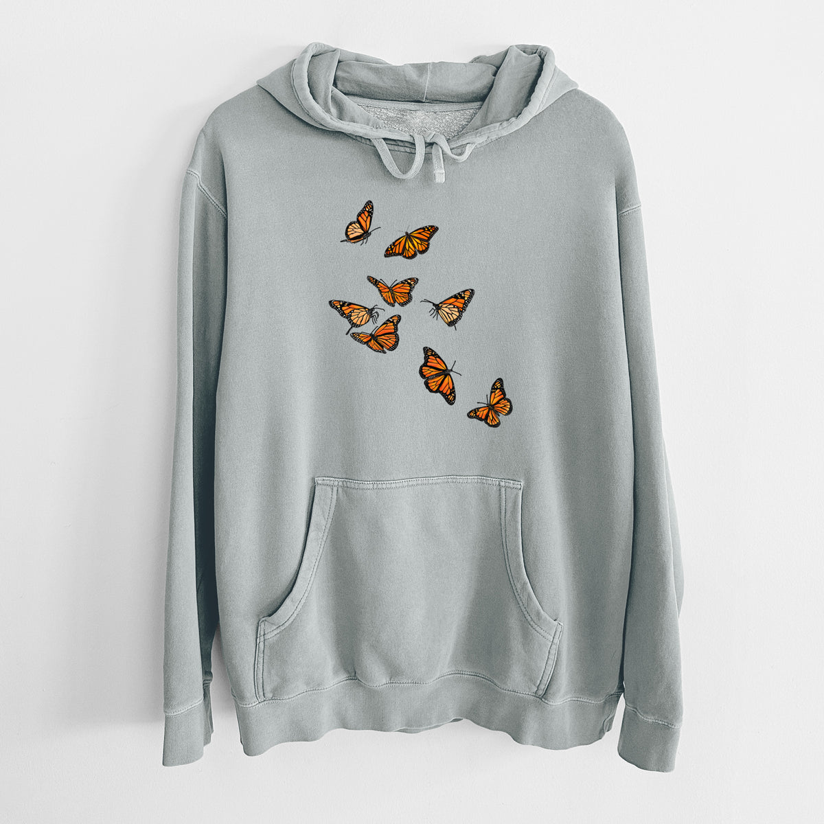 Monarch Migration - Unisex Pigment Dyed Hoodie
