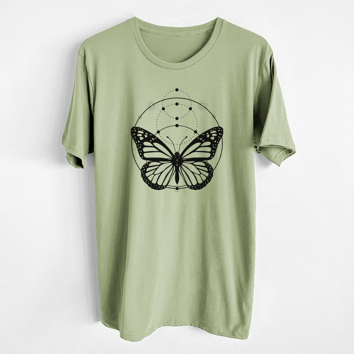 CLOSEOUT - Monarch Symmetry - Unisex Crewneck - Made in USA - 100% Organic Cotton