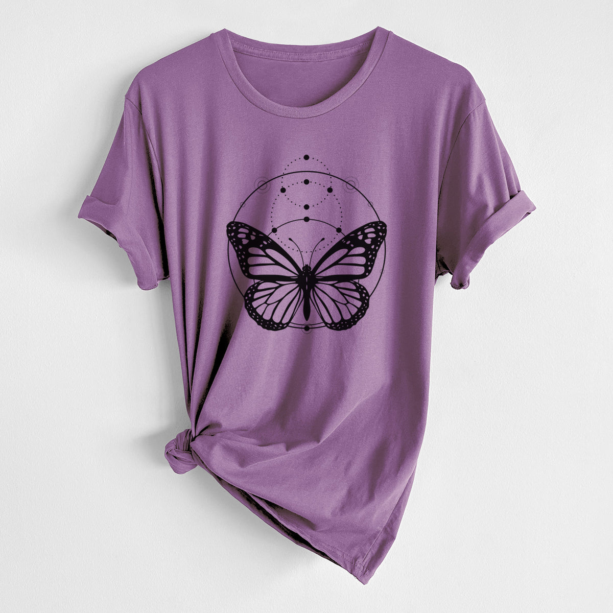 CLOSEOUT - Monarch Symmetry - Unisex Crewneck - Made in USA - 100% Organic Cotton