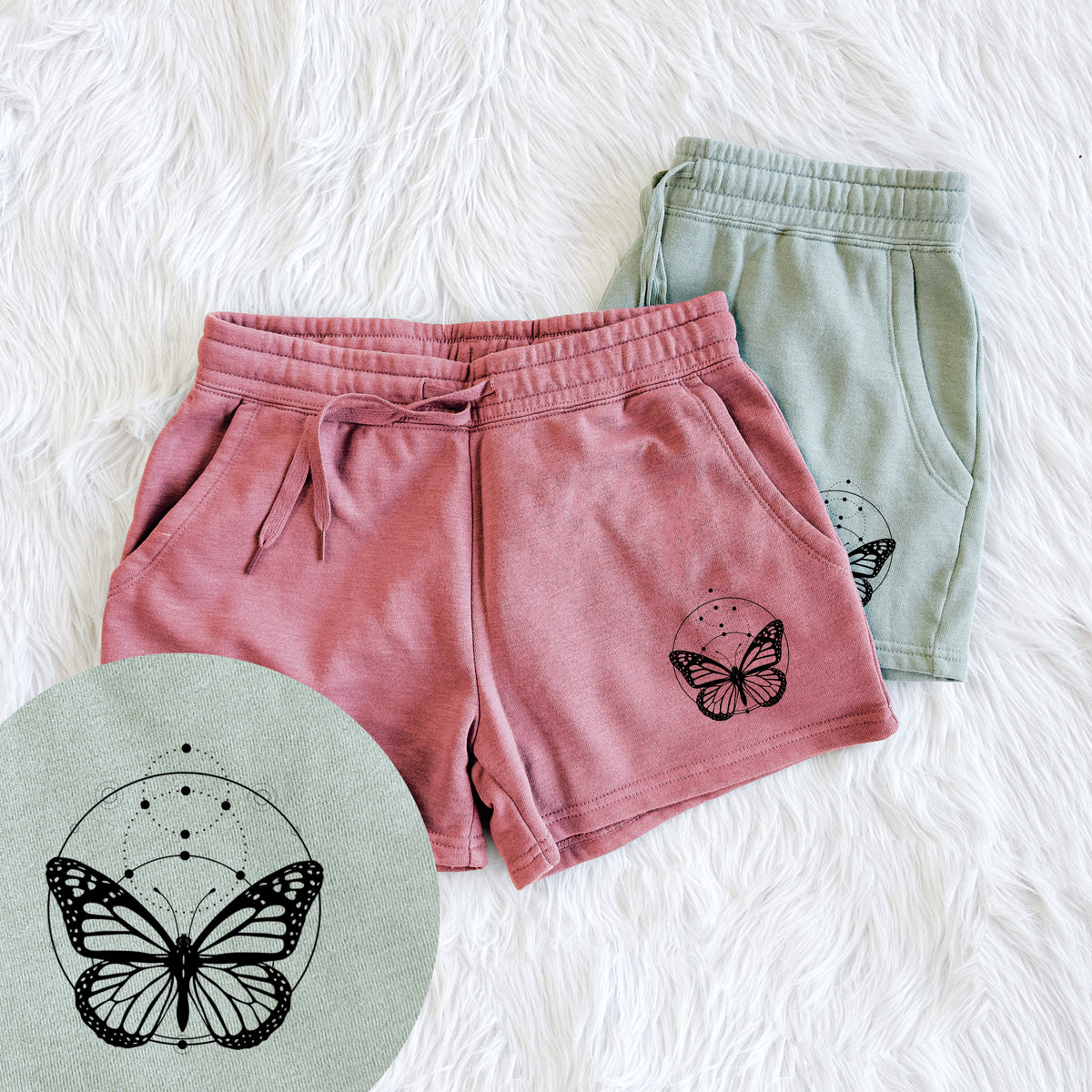 Monarch Symmetry - Women&#39;s Cali Wave Shorts