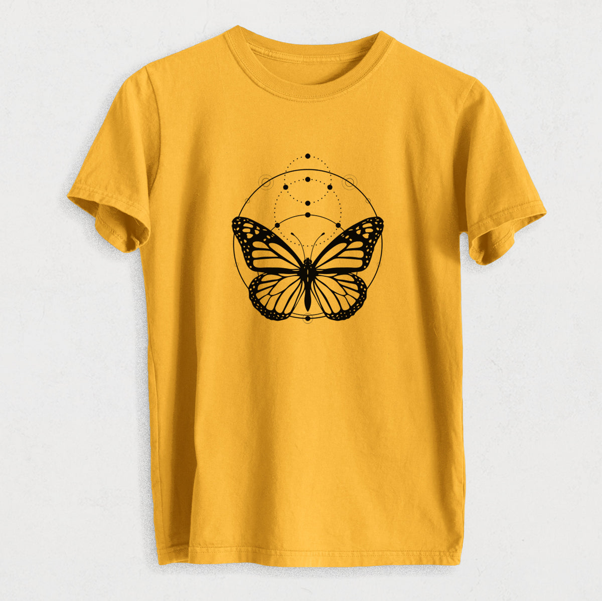 Monarch Symmetry - Heavyweight Men&#39;s 100% Organic Cotton Tee