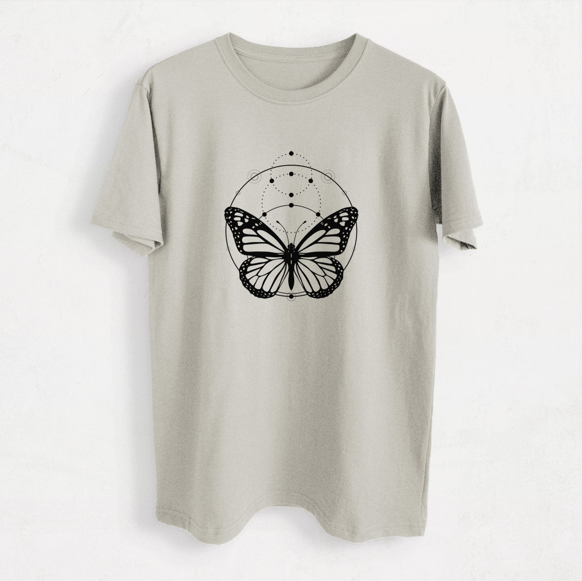 Monarch Symmetry - Heavyweight Men&#39;s 100% Organic Cotton Tee