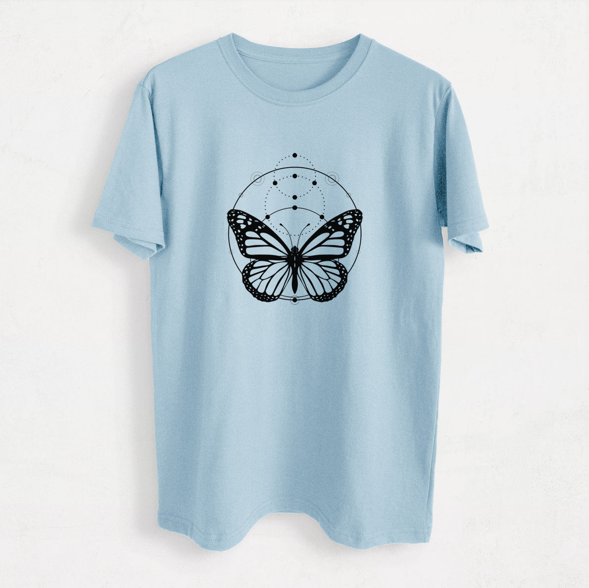 Monarch Symmetry - Heavyweight Men&#39;s 100% Organic Cotton Tee