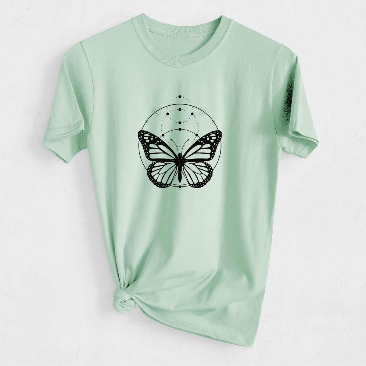 Monarch Symmetry - Heavyweight Men&#39;s 100% Organic Cotton Tee