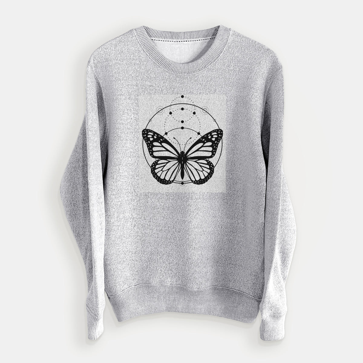 Monarch Symmetry - Knit Sweatshirt