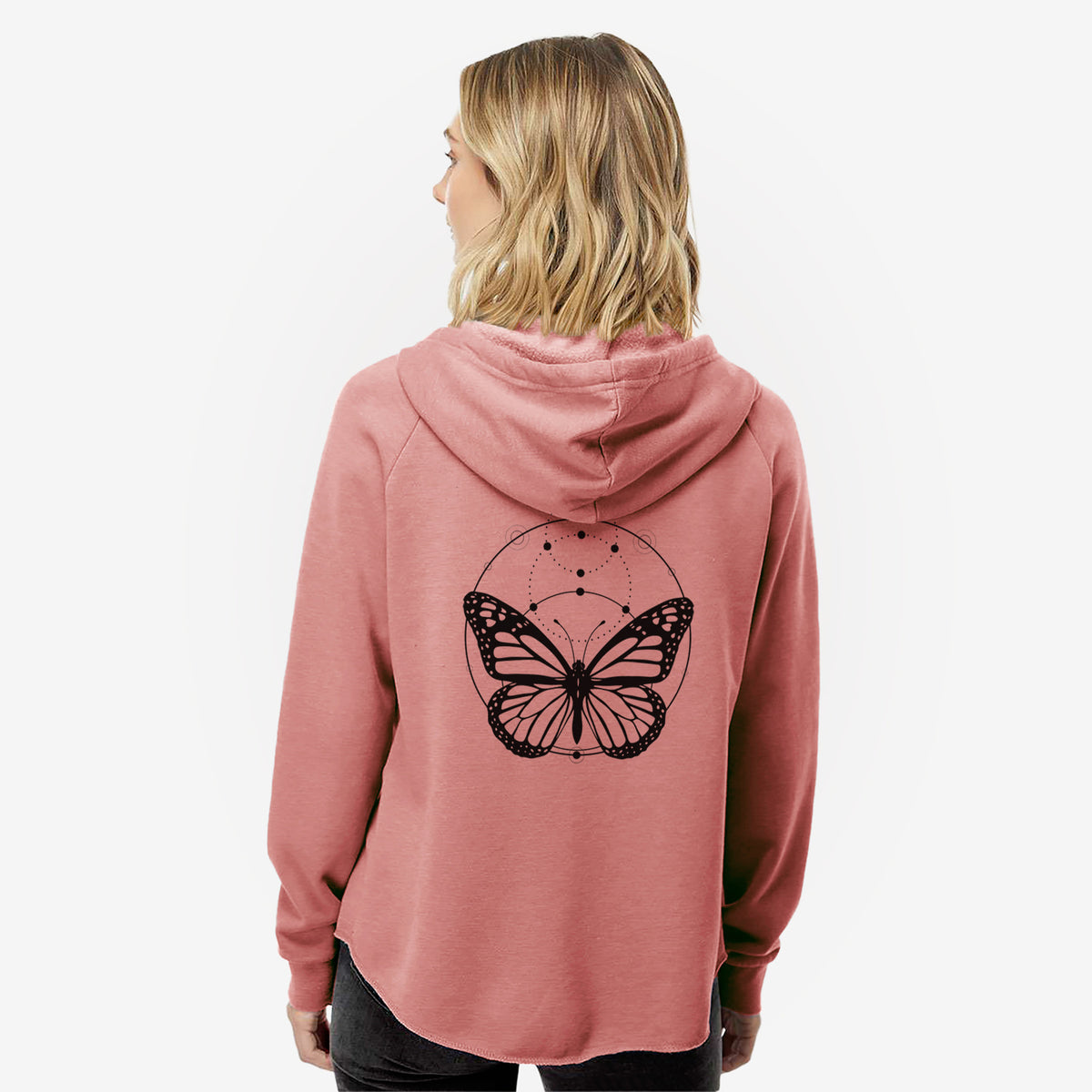 Monarch Symmetry - Women's Cali Wave Zip-Up Sweatshirt