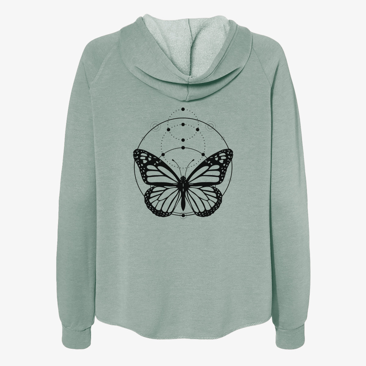 Monarch Symmetry - Women's Cali Wave Zip-Up Sweatshirt