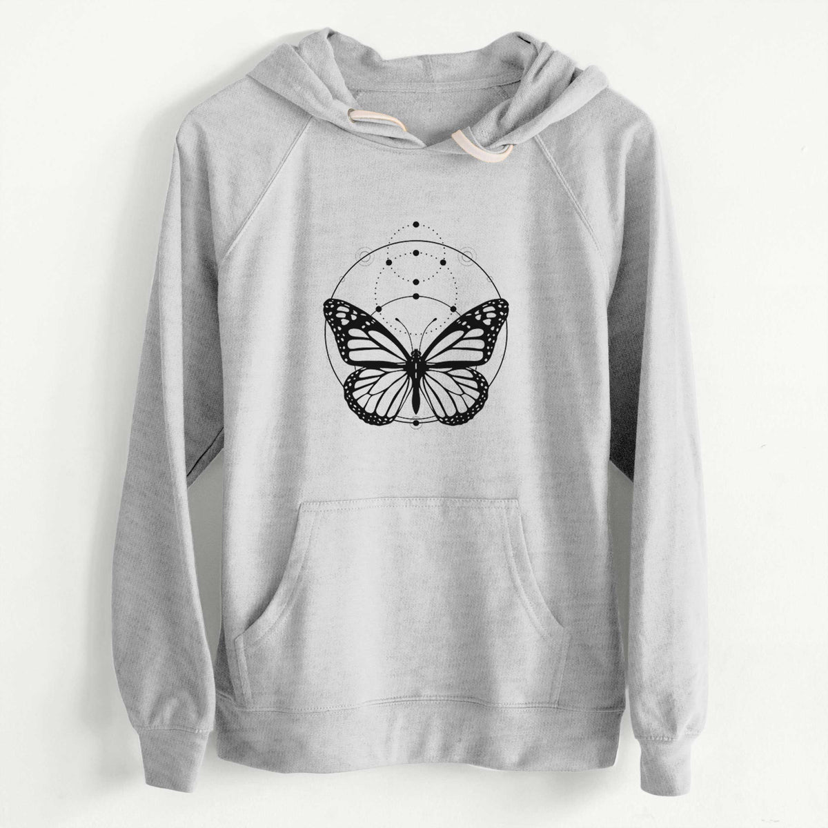 CLEARANCE - Monarch Symmetry  - Unisex Slim Fit Loopback Terry Hoodie