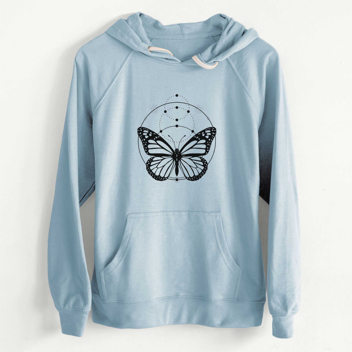 CLEARANCE - Monarch Symmetry  - Unisex Slim Fit Loopback Terry Hoodie