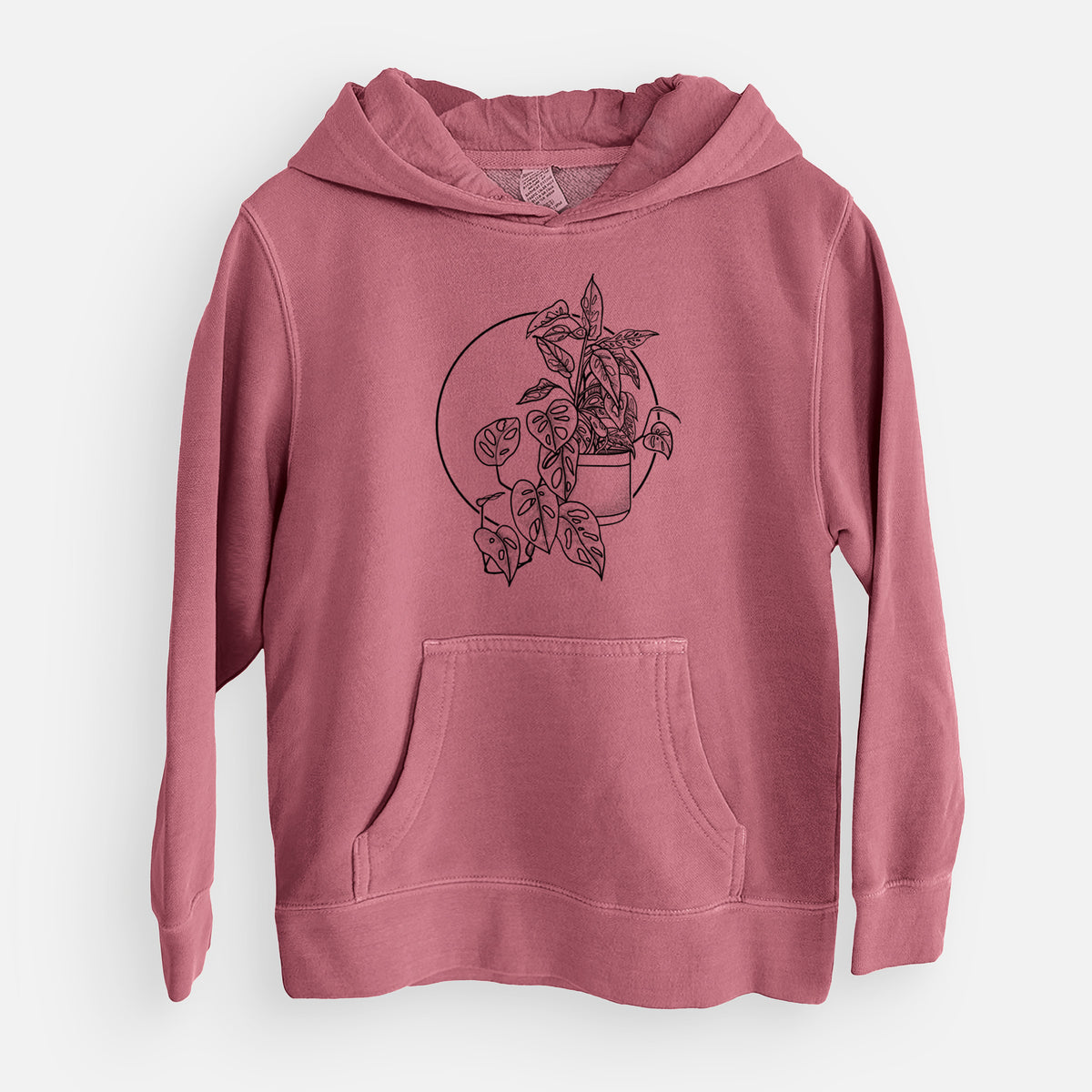 Monstera Adansonii - Youth Pigment Dyed Hoodie