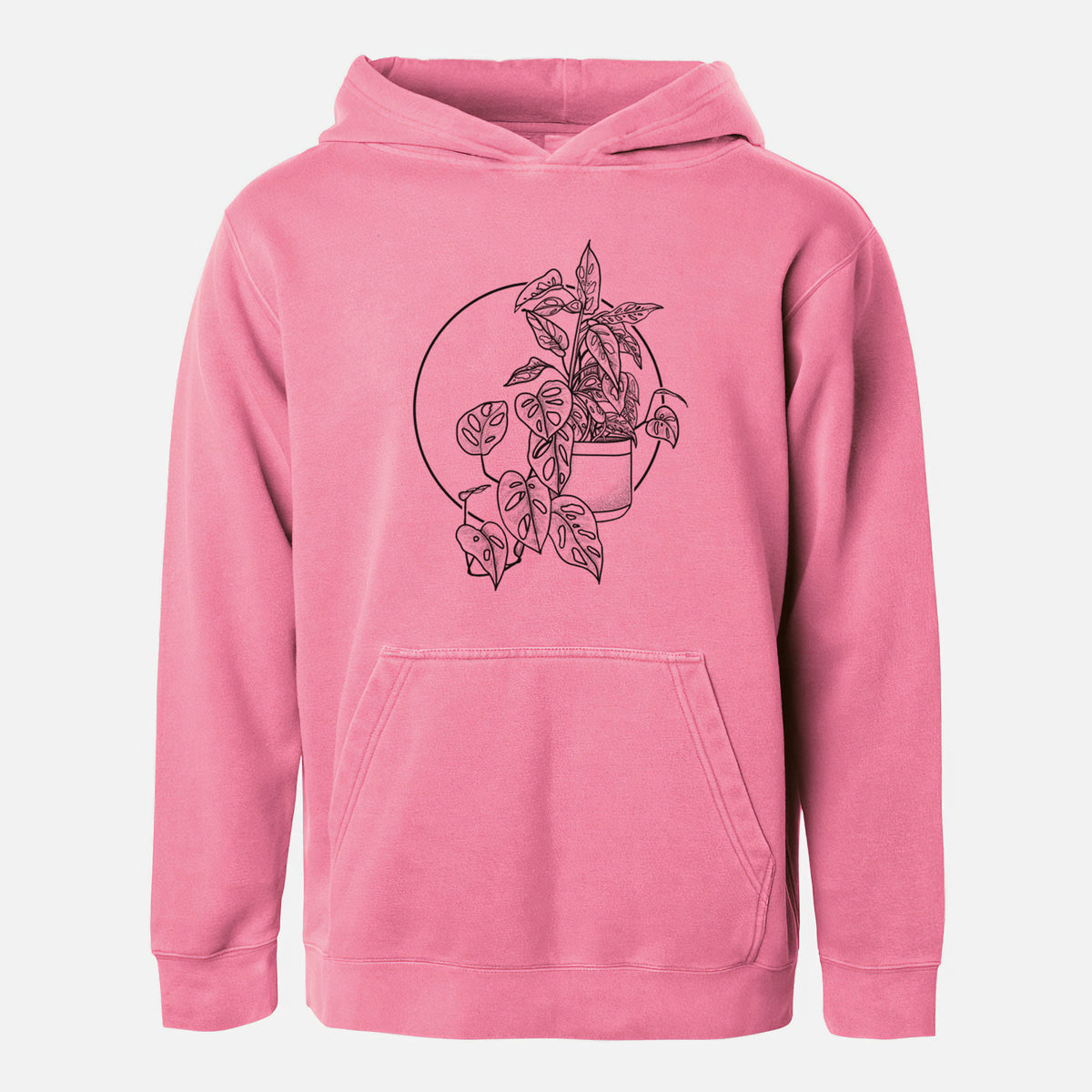 Monstera Adansonii - Youth Pigment Dyed Hoodie