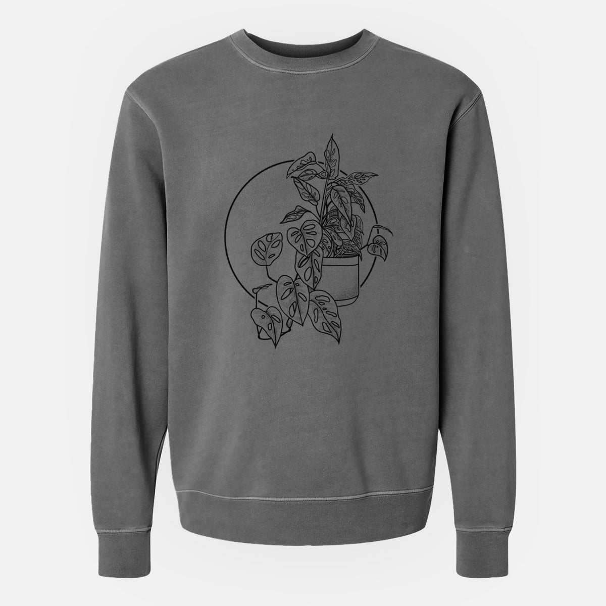 Monstera Adansonii - Unisex Pigment Dyed Crew Sweatshirt