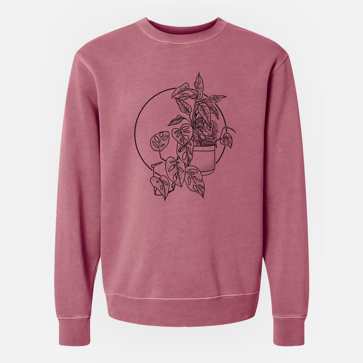 Monstera Adansonii - Unisex Pigment Dyed Crew Sweatshirt