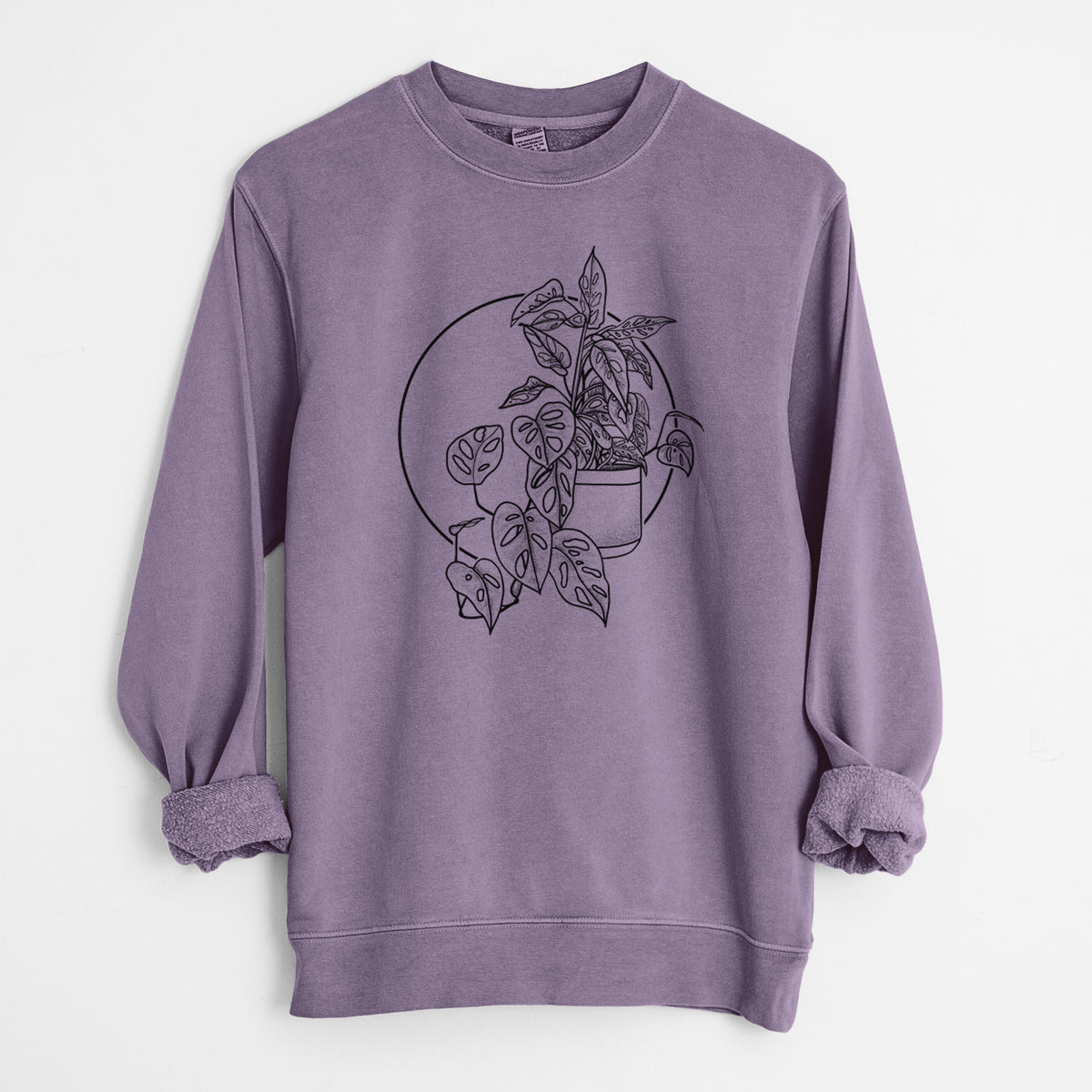 Monstera Adansonii - Unisex Pigment Dyed Crew Sweatshirt